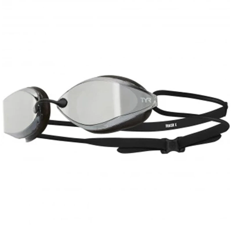 TYR - Tracer-X Racing Mirrored Goggles - Silver/Black 043