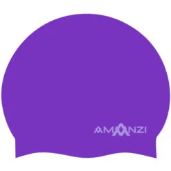 Amanzi - Signature Purple Swim Cap