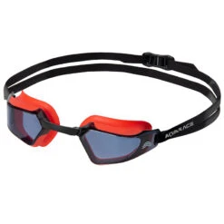 Aquarapid - L2/CZ Mirrored Racing Goggles - Black/Red