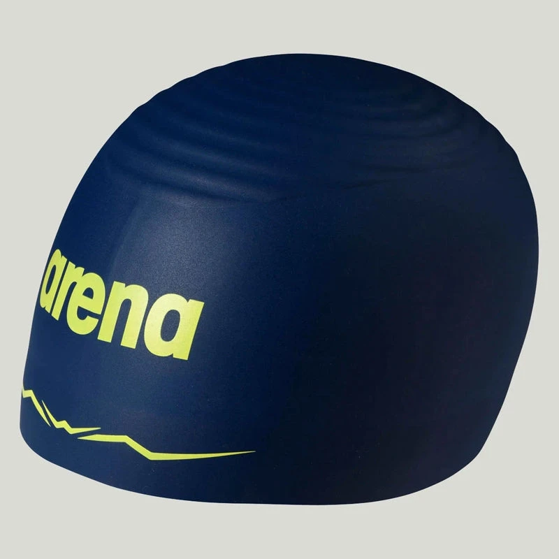 Arena - Aquaforce Wave Swim Cap - Navy - Image 4