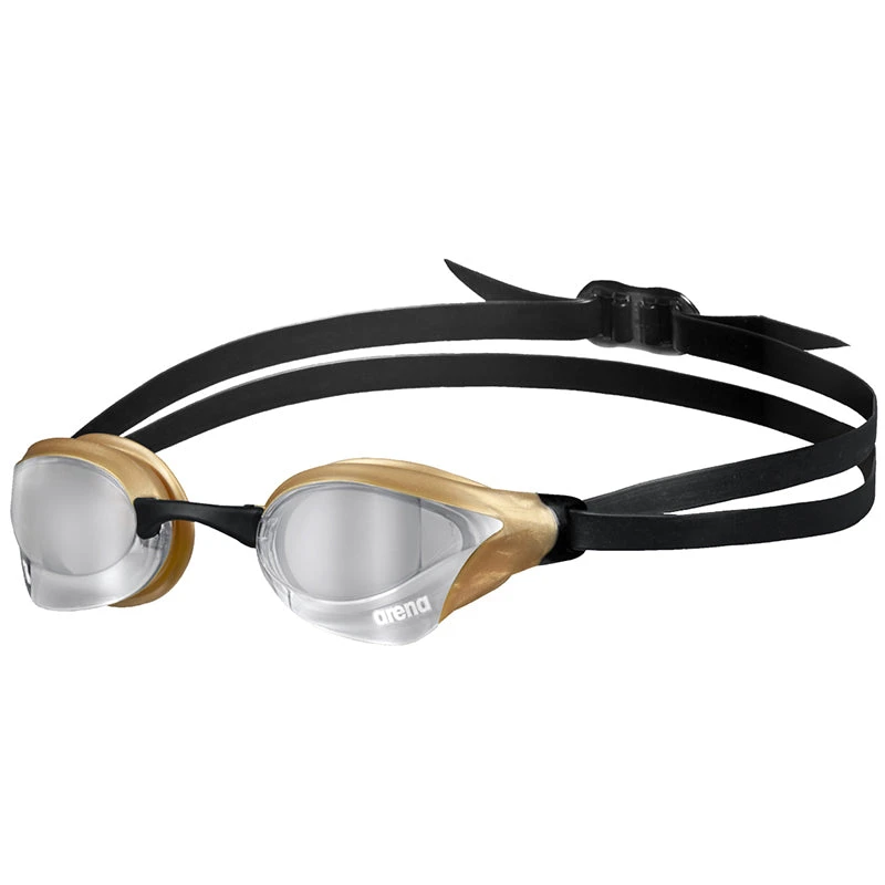 Arena - Cobra Core Swipe Mirror Goggle - Silver/Gold