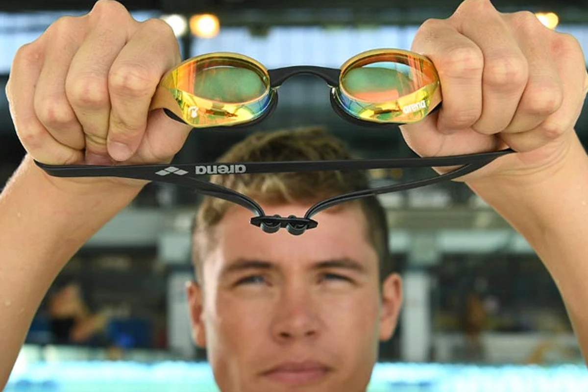 Arena - Cobra Core Swipe Mirror Goggle - Yellow Copper/Gold - Image 4