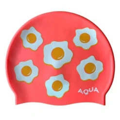 Aqua Egg Head - Coral Silicone Swim Hat