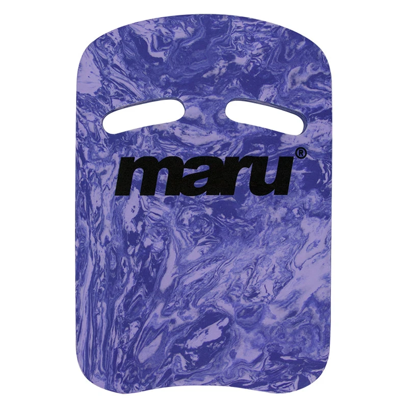Maru - Swirl Two Grip Fitness Kickboard - Dark Purple/Purple