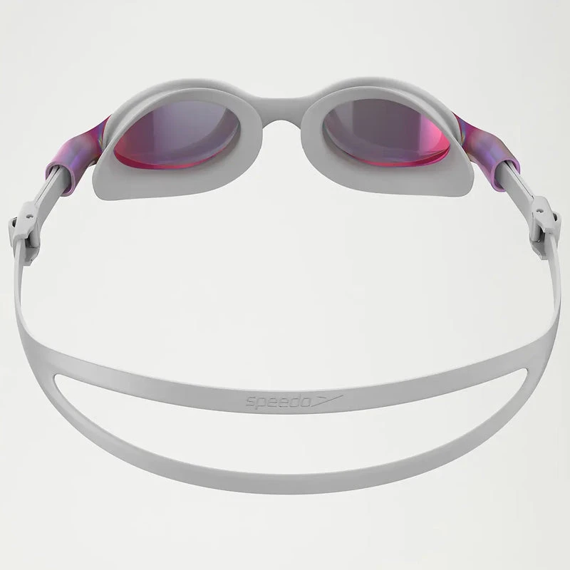 Speedo - Women's Virtue Mirror Goggles - White/Purple - Image 3