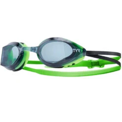 TYR - Edge-X Racing Adult Goggles - Black/Green