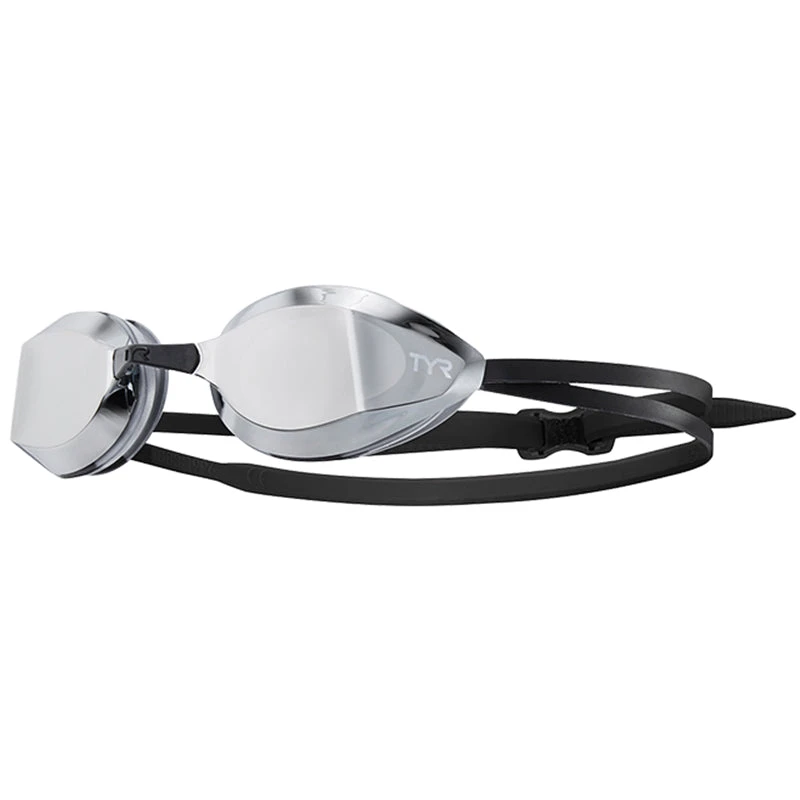 TYR - Edge-X Racing Mirrored Nano Goggles - Silver/Black