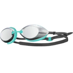 TYR - Tracer Racing Femme Mirrored Goggles - Silver/Mint/Grey