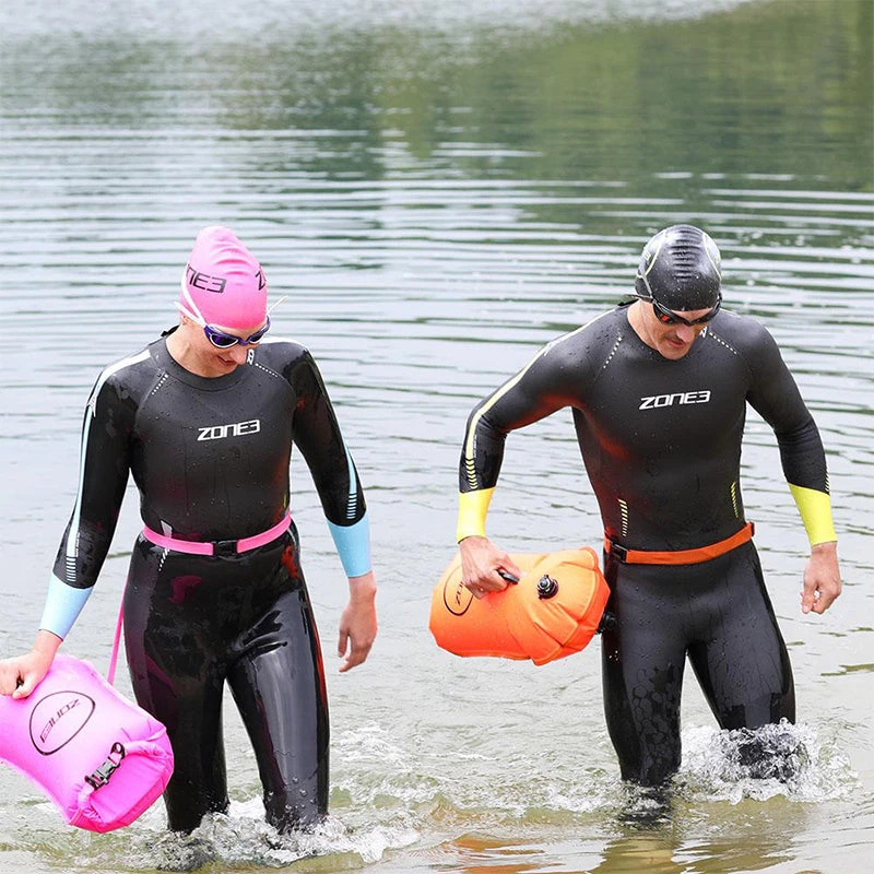 Zone3 - Swim Safety Buoy/Dry Bag 28L - HI-VIS Pink - Image 5